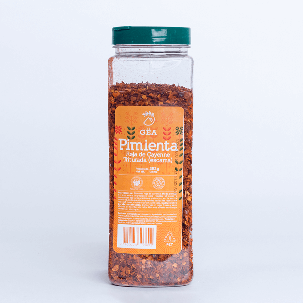 Gëa Especias • Pimienta Roja de Cayenne Triturada